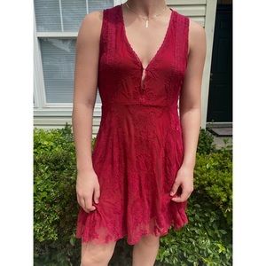 Red Lace Dress